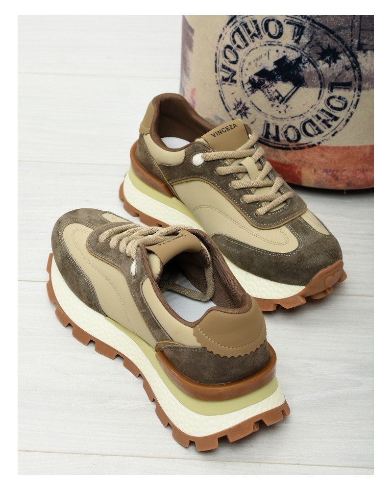 Sneakersy damskie Vinceza 41465 Beż