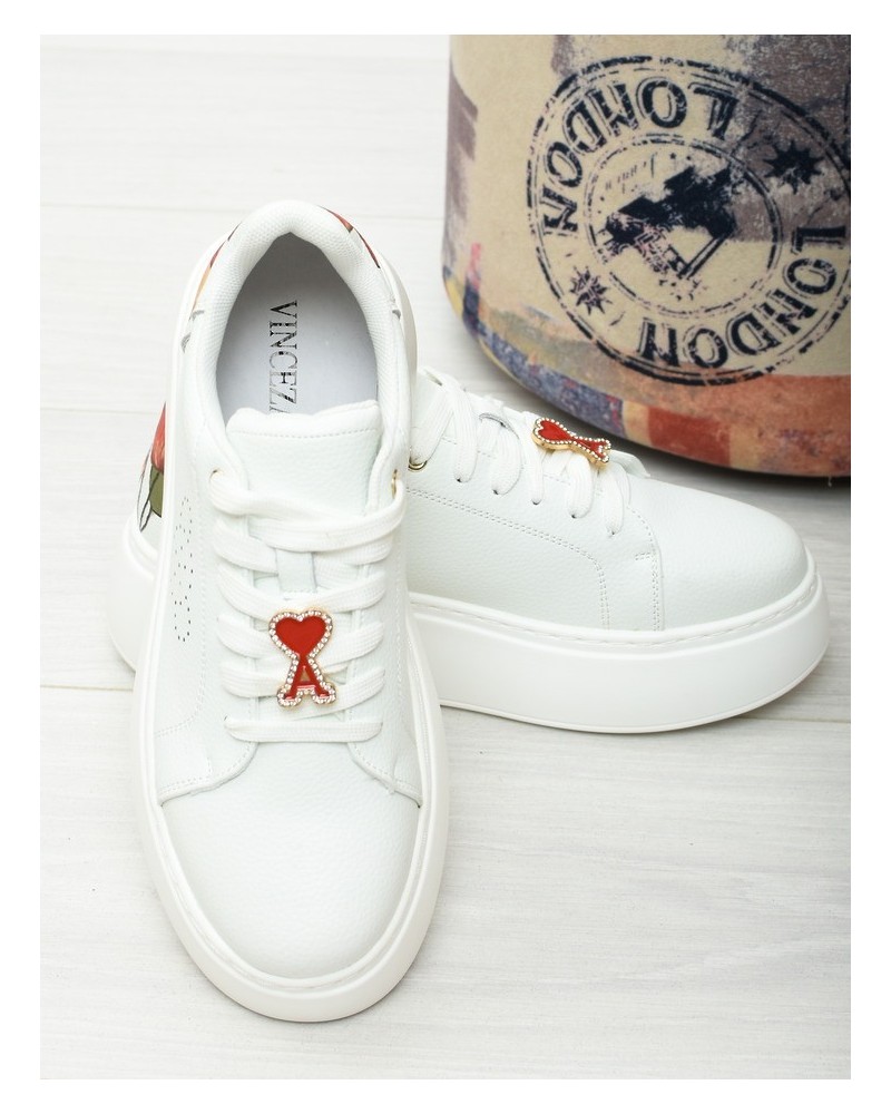 Sneakersy damskie Vinceza 89100 Białe