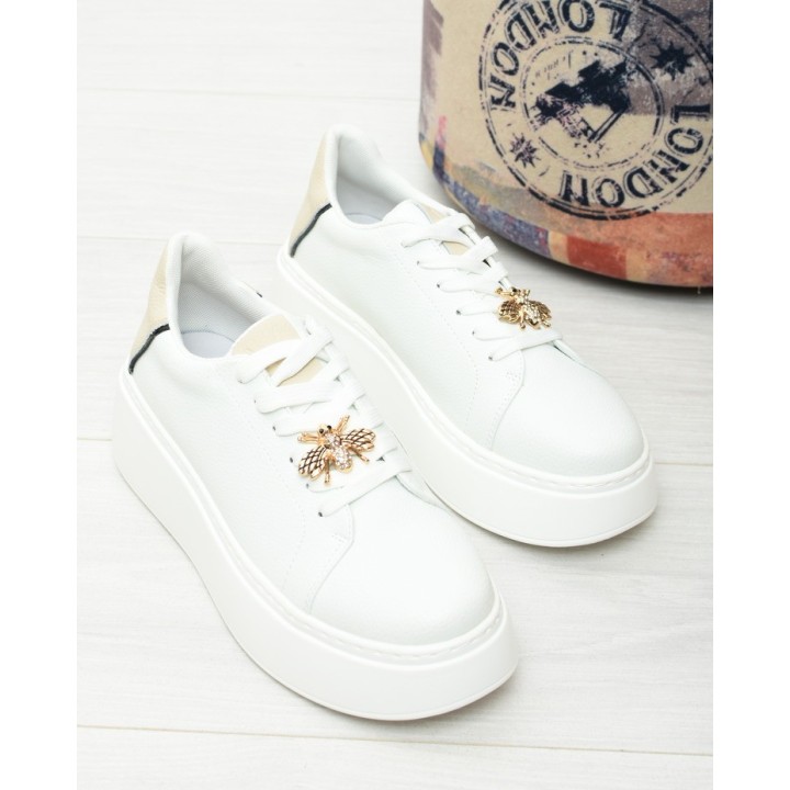Sneakersy damskie Vinceza 89103 Białe