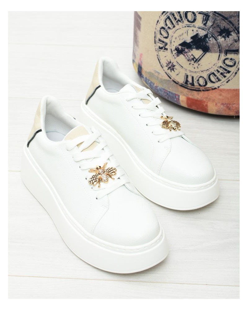 Sneakersy damskie Vinceza 89103 Białe