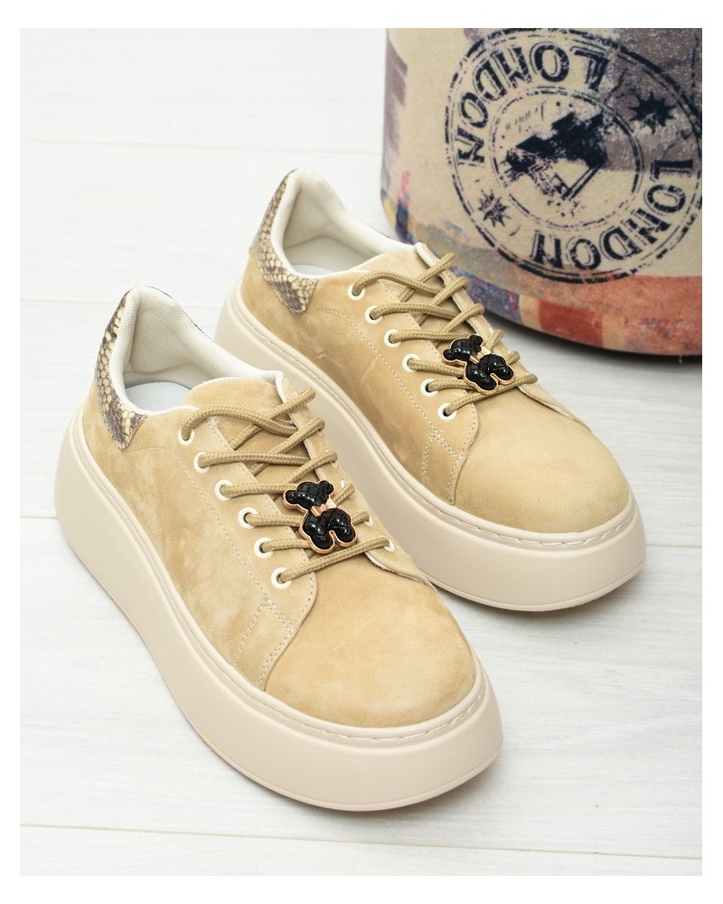 Sneakersy damskie Vinceza 89104 Beż