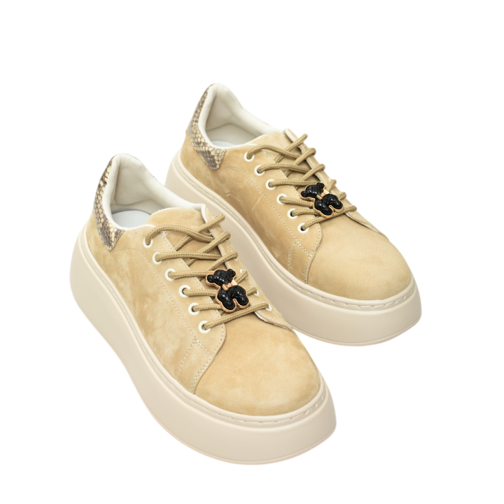 Sneakersy damskie Vinceza 89104 Beż