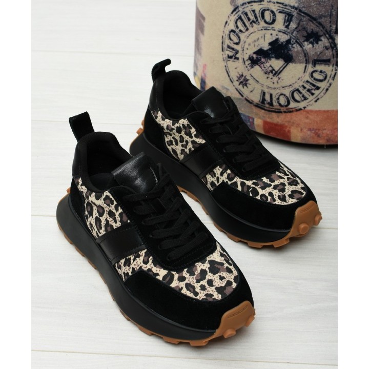 Sneakersy damskie Vinceza 66793 Czarne