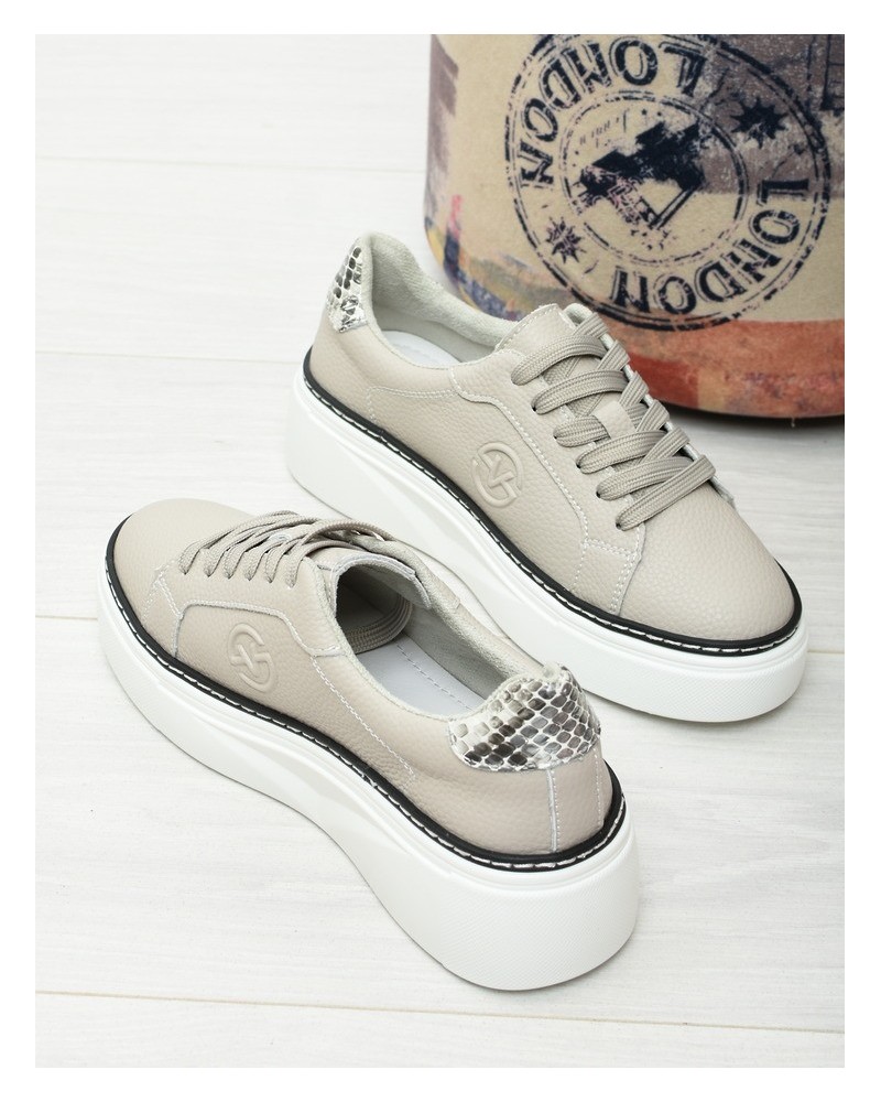 Sneakersy damskie Vinceza 79564 Szare