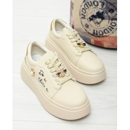 Sneakersy damskie Vinceza 89102 Beż