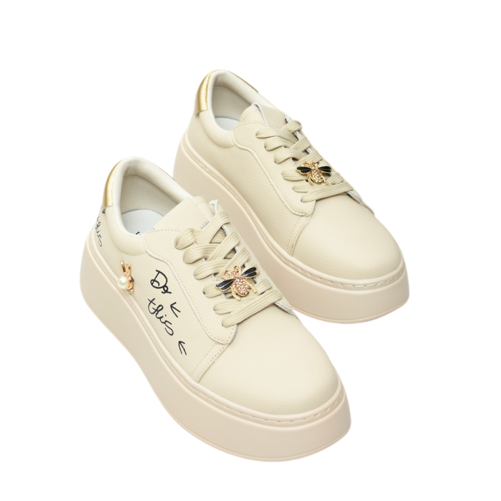Sneakersy damskie Vinceza 89102 Beż