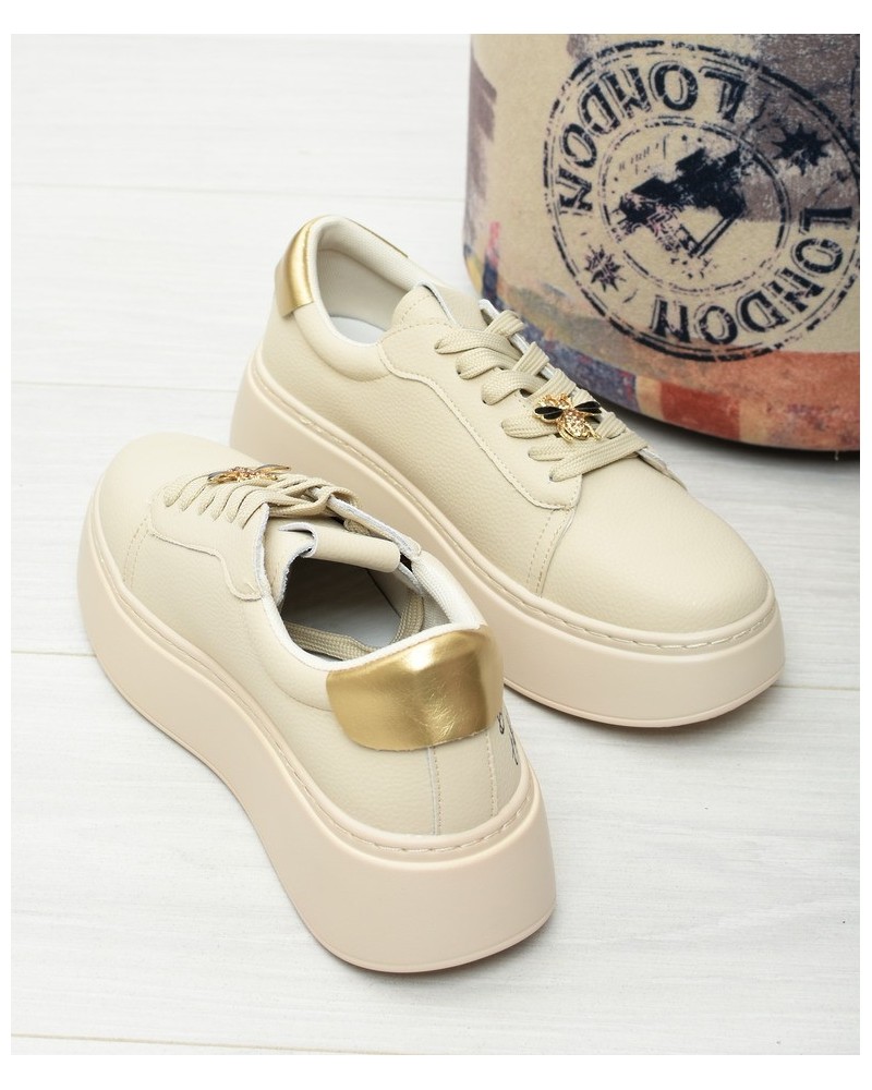 Sneakersy damskie Vinceza 89102 Beż