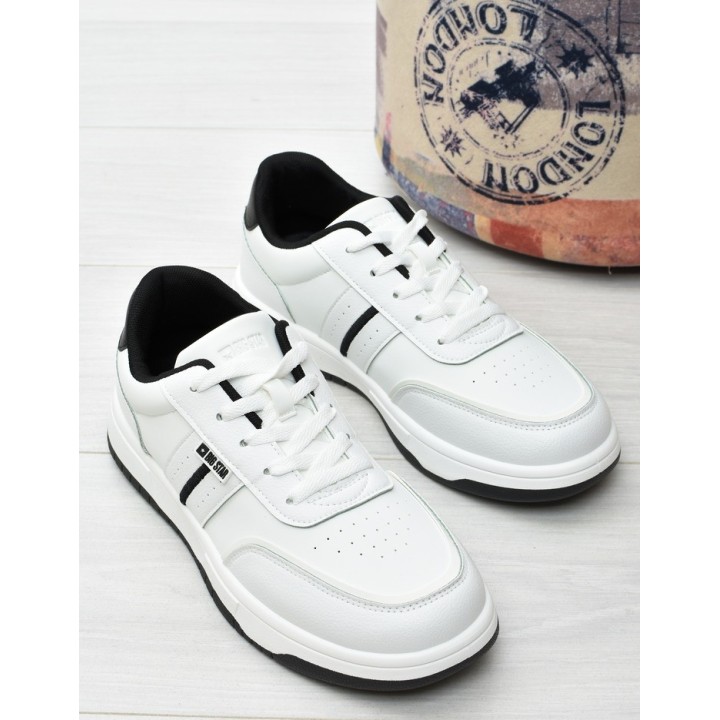 Buty sportowe męskie Big Star RR174263 Biało - Czarne