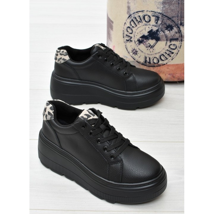 Półbuty damskie Vinceza 89144 Czarne
