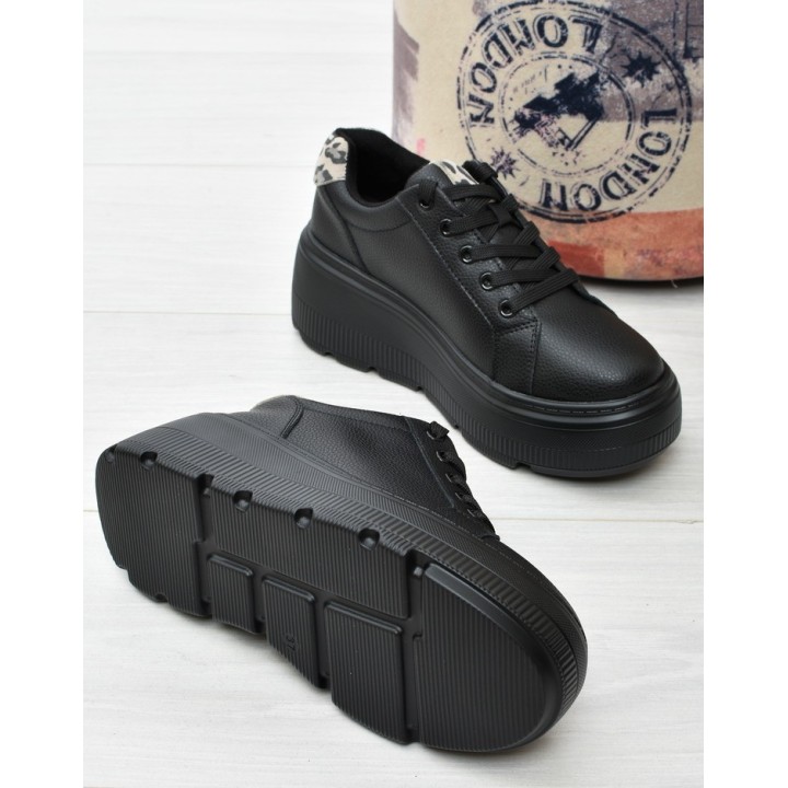 Półbuty damskie Vinceza 89144 Czarne