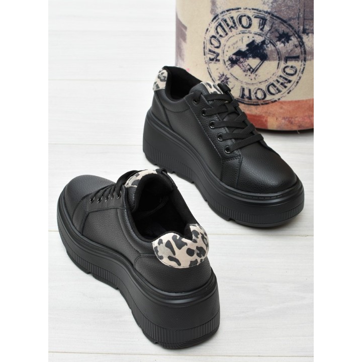Półbuty damskie Vinceza 89144 Czarne