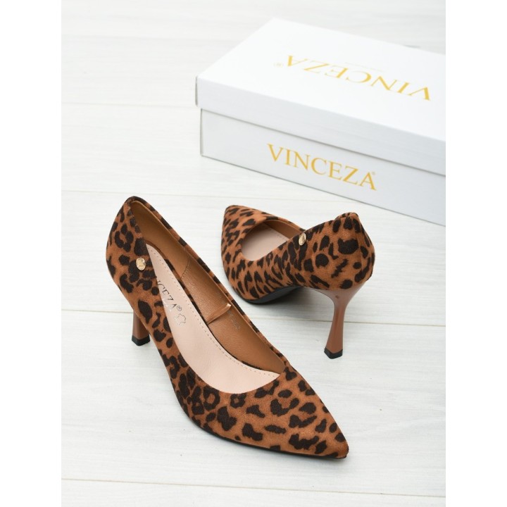 Szpilki damskie Vinceza 62264 Leopard