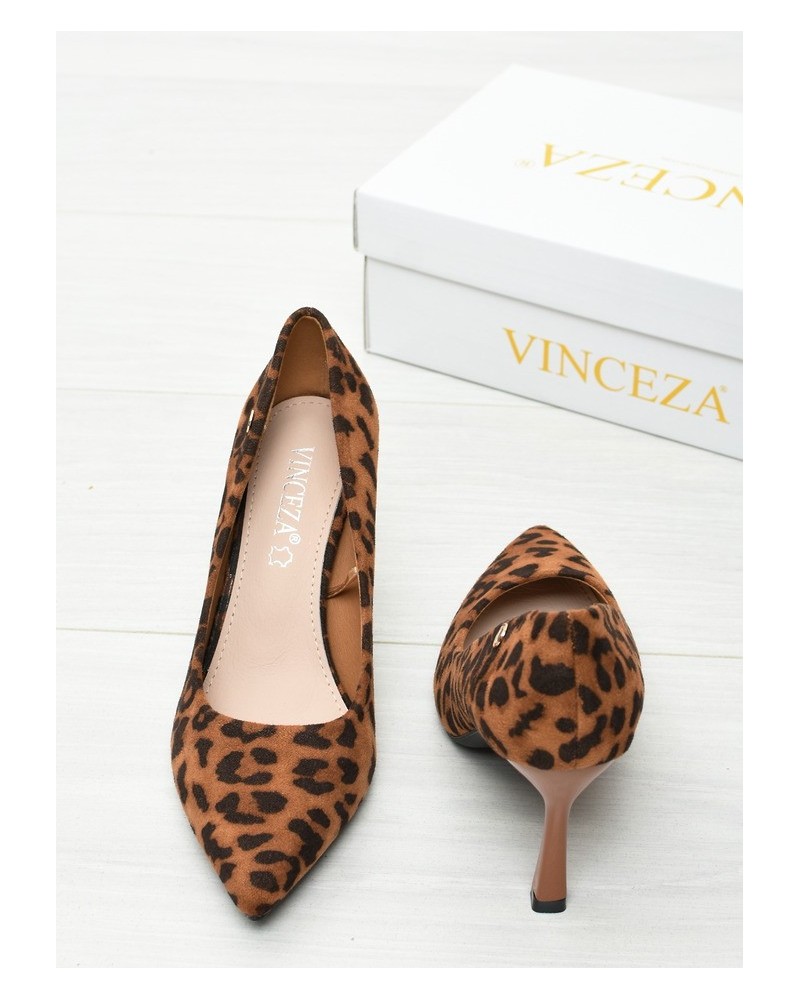 Szpilki damskie Vinceza 62264 Leopard