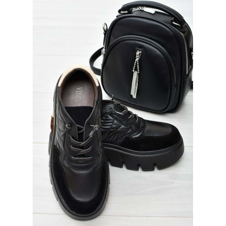 Sneakersy damskie Vinceza 58565 Czarne