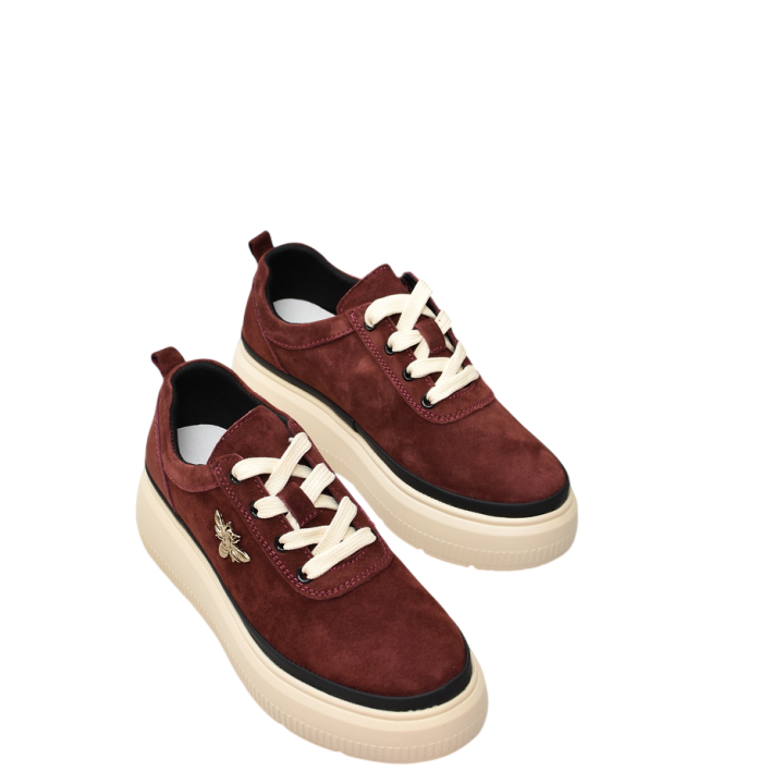 Sneakersy damskie Vinceza 41495 Bordo