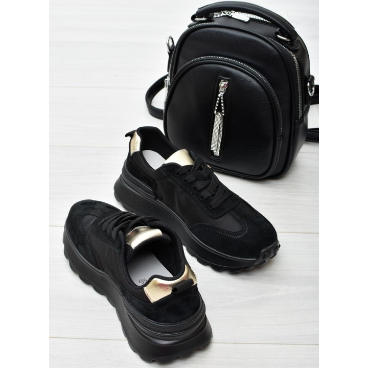 Sneakersy damskie Vinceza 41491 Czarne Sk