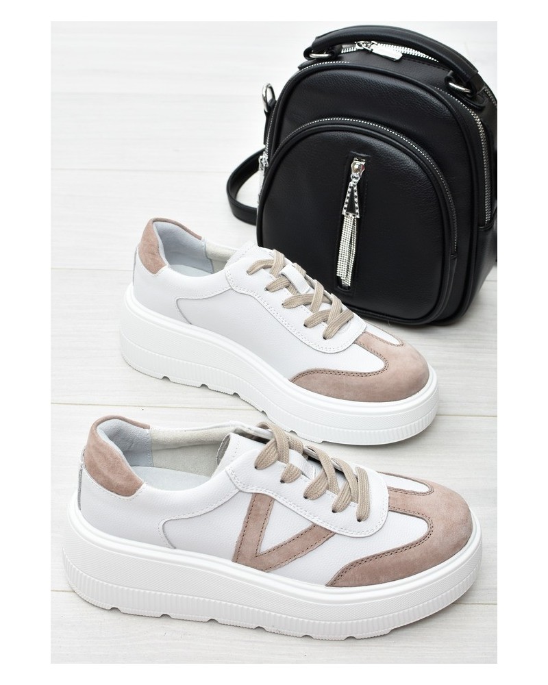 Sneakersy damskie Vinceza 79580 Białe