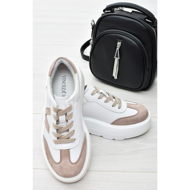Sneakersy damskie Vinceza 79580 Białe