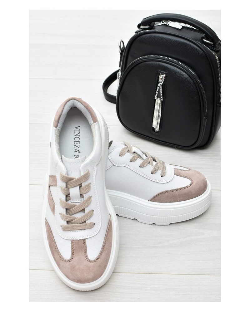 Sneakersy damskie Vinceza 79580 Białe