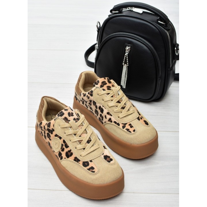 Sneakersy damskie Big Star SS274763 Beż