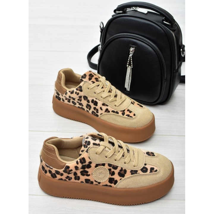 Sneakersy damskie Big Star SS274763 Beż