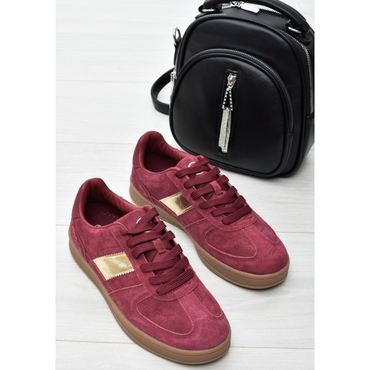 Sneakersy damskie Vinceza 14029 Bordo