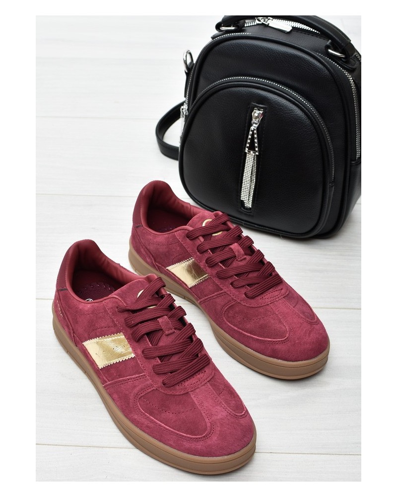 Sneakersy damskie Vinceza 14029 Bordo