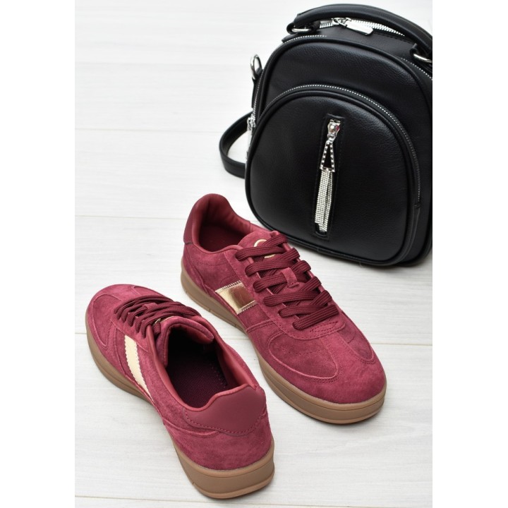 Sneakersy damskie Vinceza 14029 Bordo