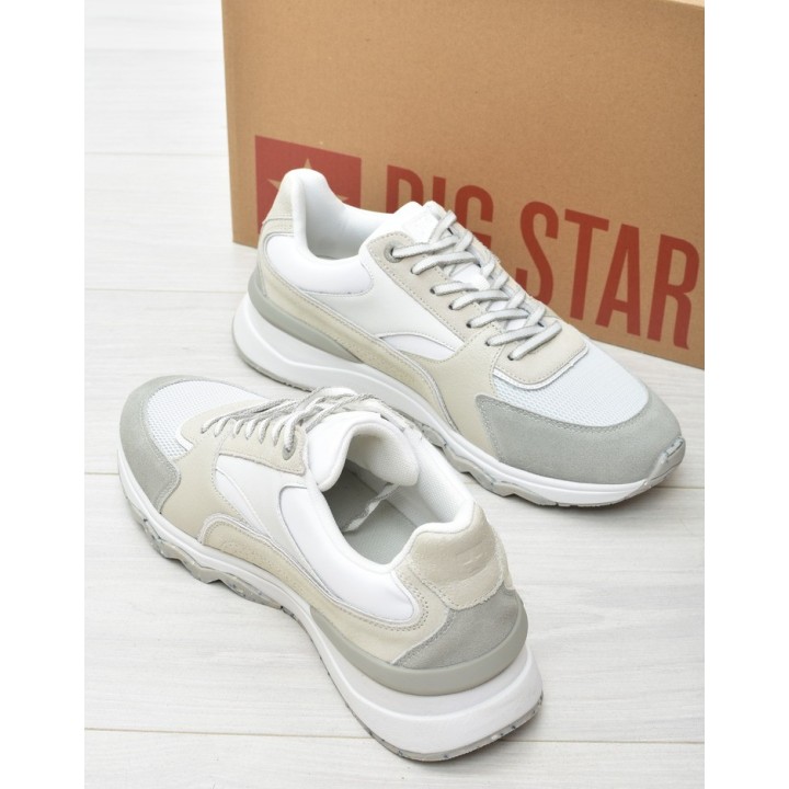 Buty męskie Big Star RR174424 Białe