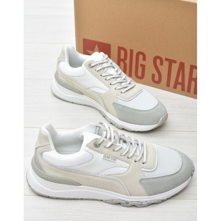 Buty męskie Big Star RR174424 Białe