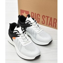 Buty męskie Big Star RR174245 Biało-Czarne