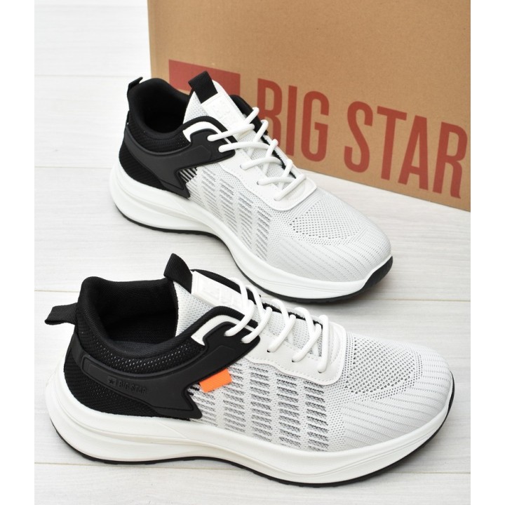 Buty męskie Big Star RR174245 Biało-Czarne