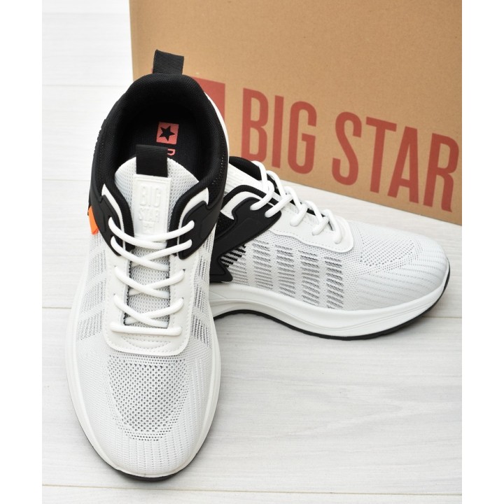 Buty męskie Big Star RR174245 Biało-Czarne