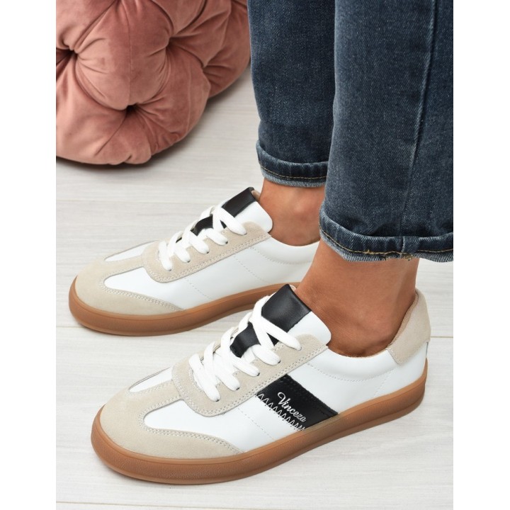 Sneakersy damskie Vinceza 79576 Białe
