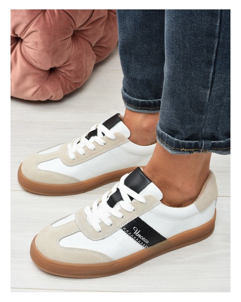 Sneakersy damskie Vinceza 79576 Białe