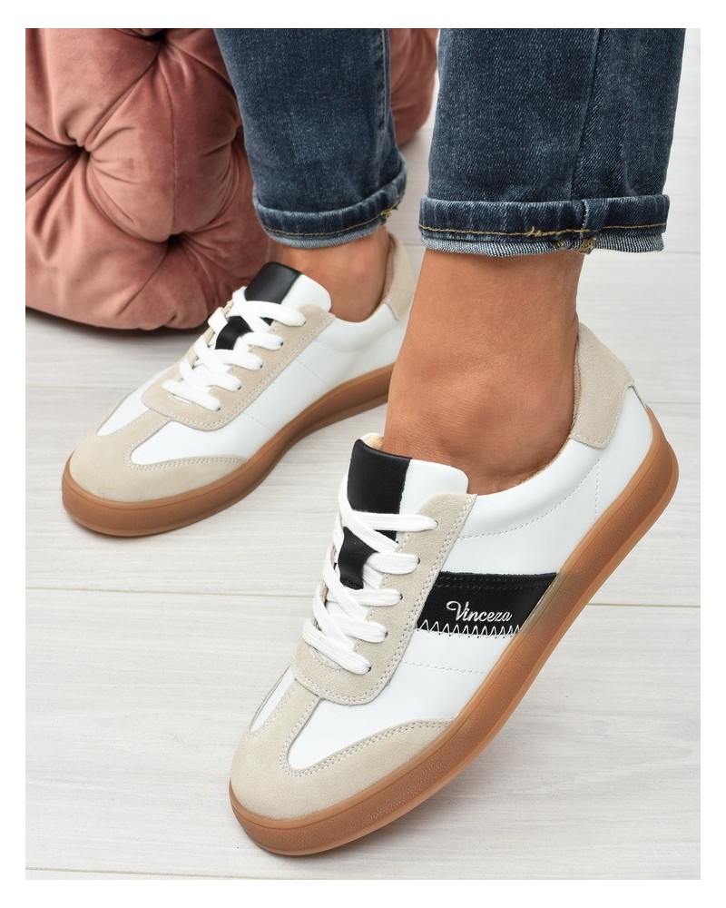 Sneakersy damskie Vinceza 79576 Białe