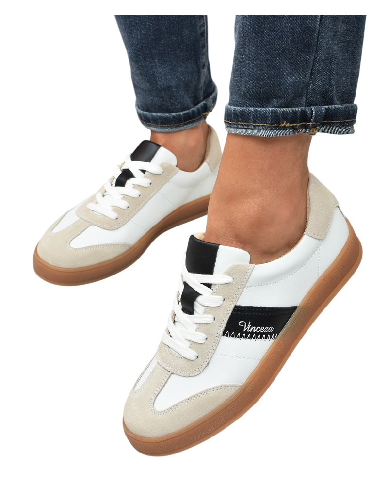 Sneakersy damskie Vinceza 79576 Białe