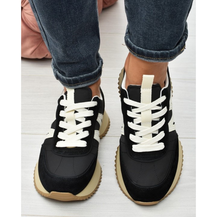 Sneakersy damskie Vinceza 41490 Czarne