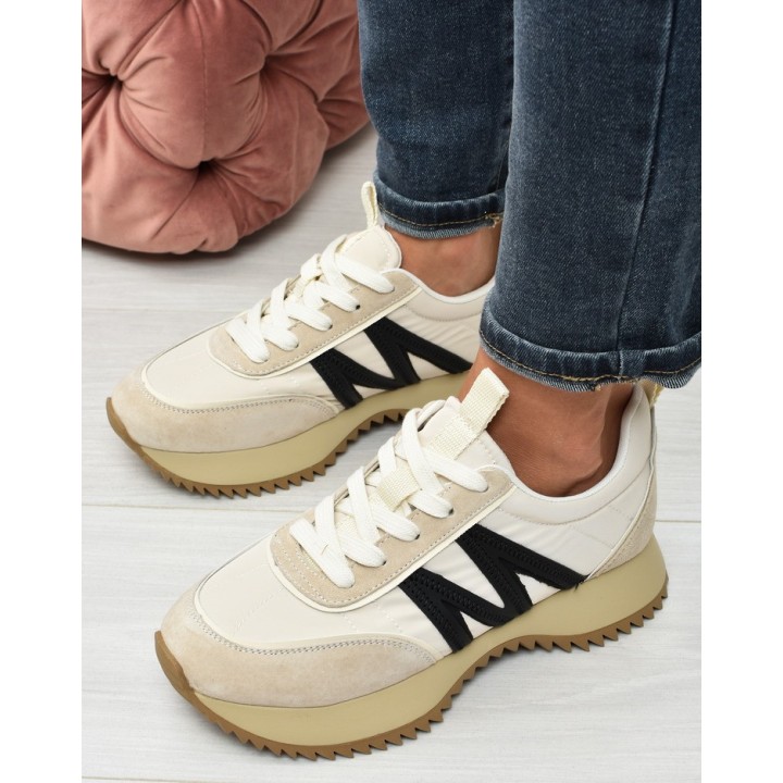Sneakersy damskie Vinceza 41490 Beż