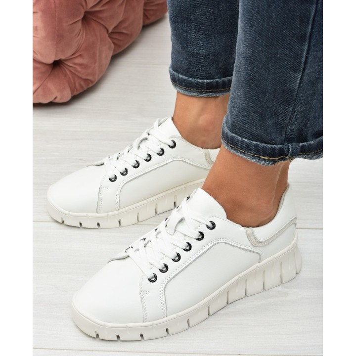 Sneakersy damskie Vinceza 41493 Białe