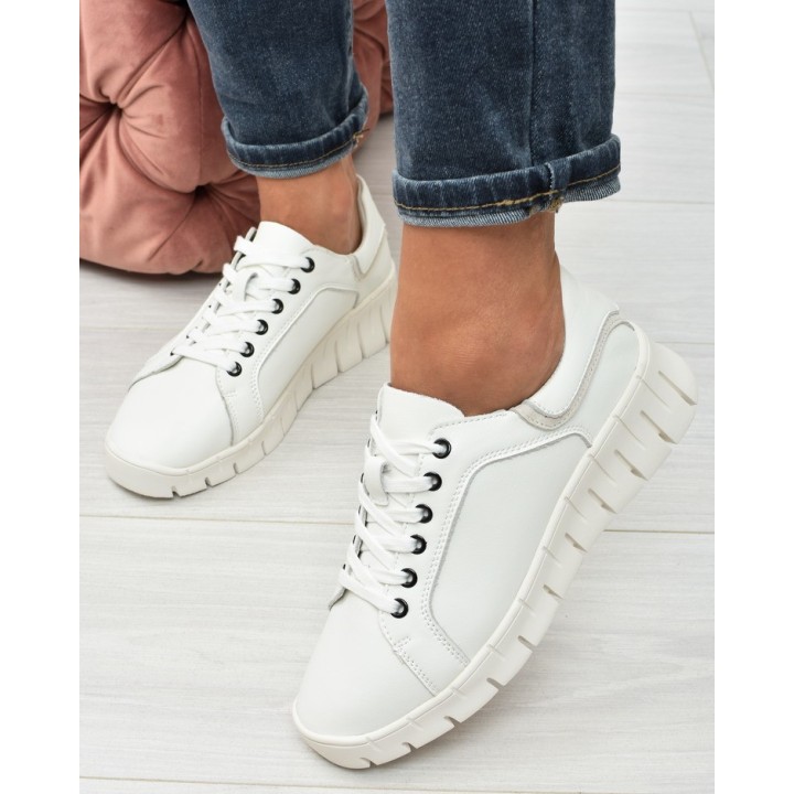 Sneakersy damskie Vinceza 41493 Białe