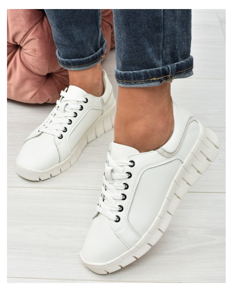 Sneakersy damskie Vinceza 41493 Białe