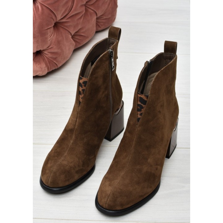 Botki damskie Vinceza 66811 Camel