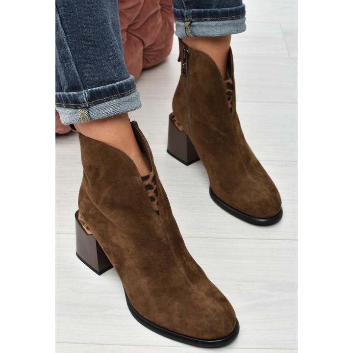 Botki damskie Vinceza 66811 Camel