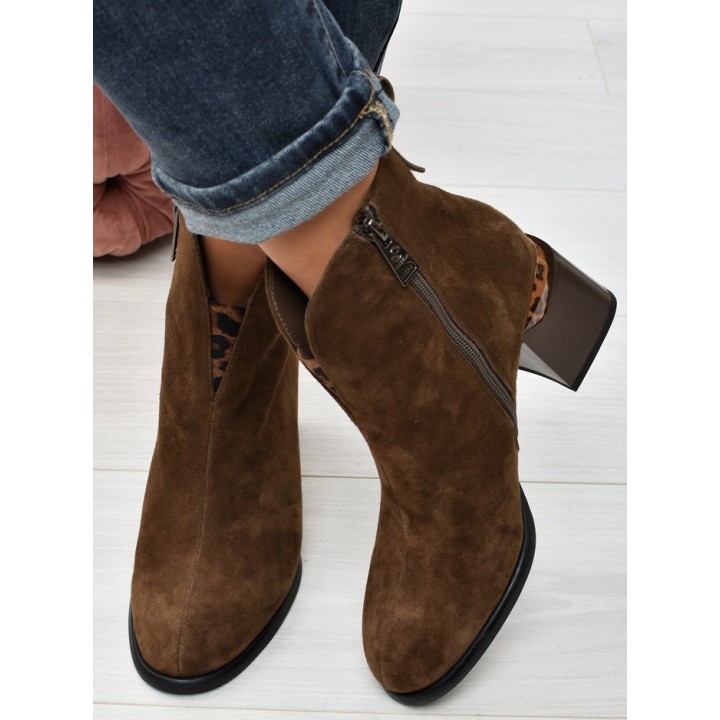 Botki damskie Vinceza 66811 Camel