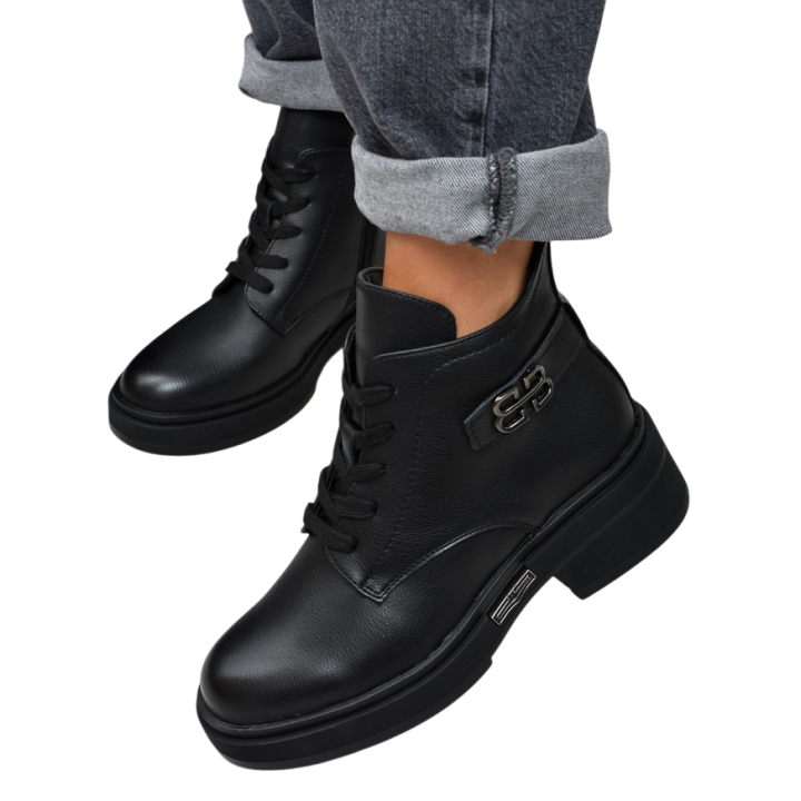 Botki damskie Vinceza 39951 Czarne