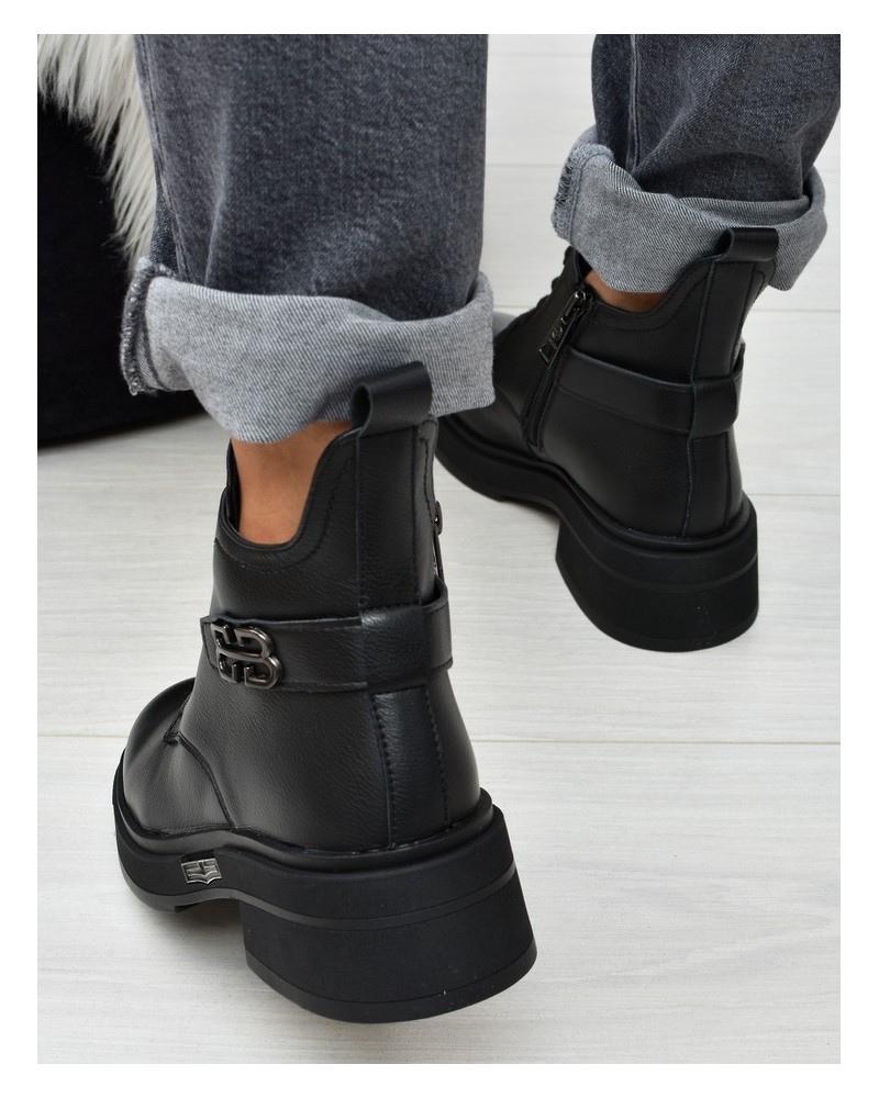 Botki damskie Vinceza 39951 Czarne