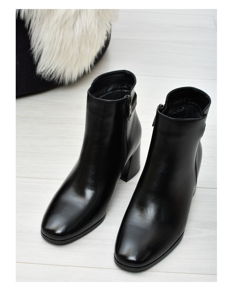 Botki damskie Vinceza 58369 Czarne