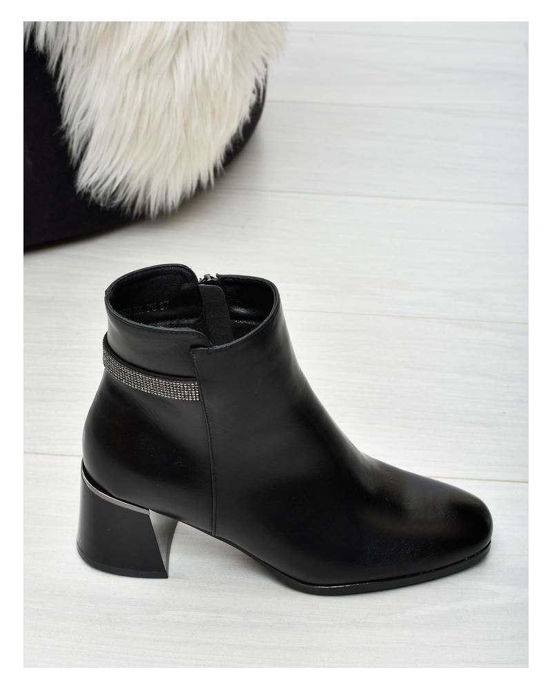 Botki damskie Vinceza 58369 Czarne