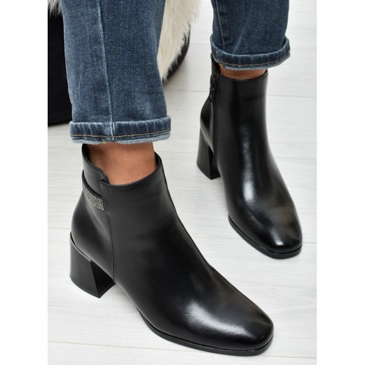 Botki damskie Vinceza 58369 Czarne